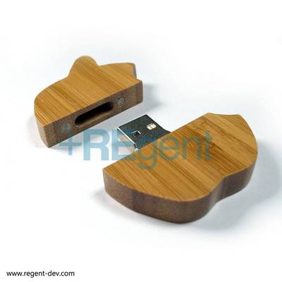 UD148 - 木製蘋果USB手指